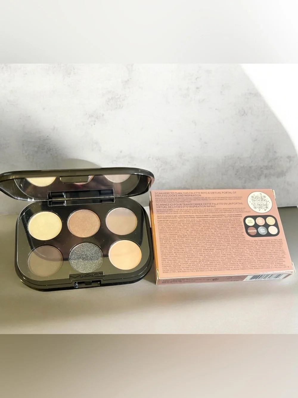 MAC Connect in Colour Eye Shadow Palette in Encrypted Krypto + Mini Lipstick Set